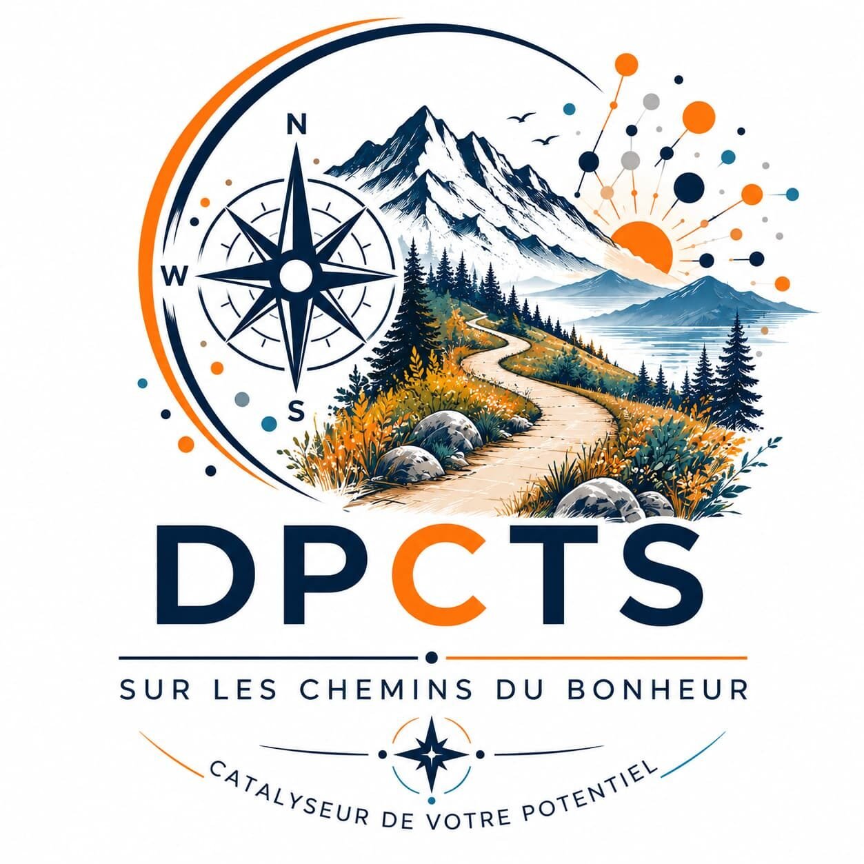 Logo DPCTS – Sur les chemins du bonheur